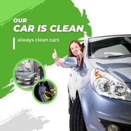 car is clean รถสะอาด